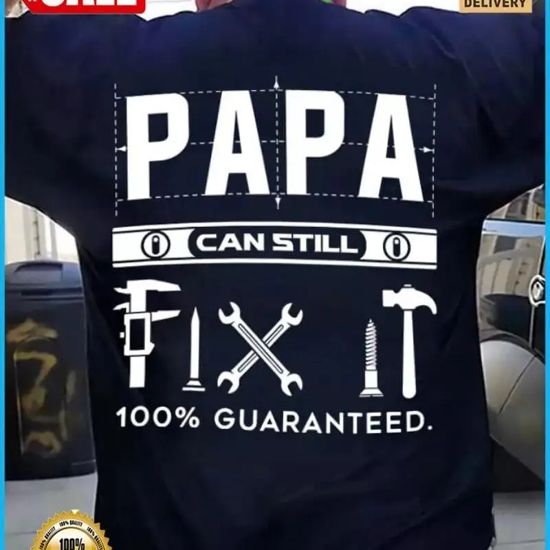 

Футболка GifT ко Дню отца Papa Can Still Fix It, гарантия 100,