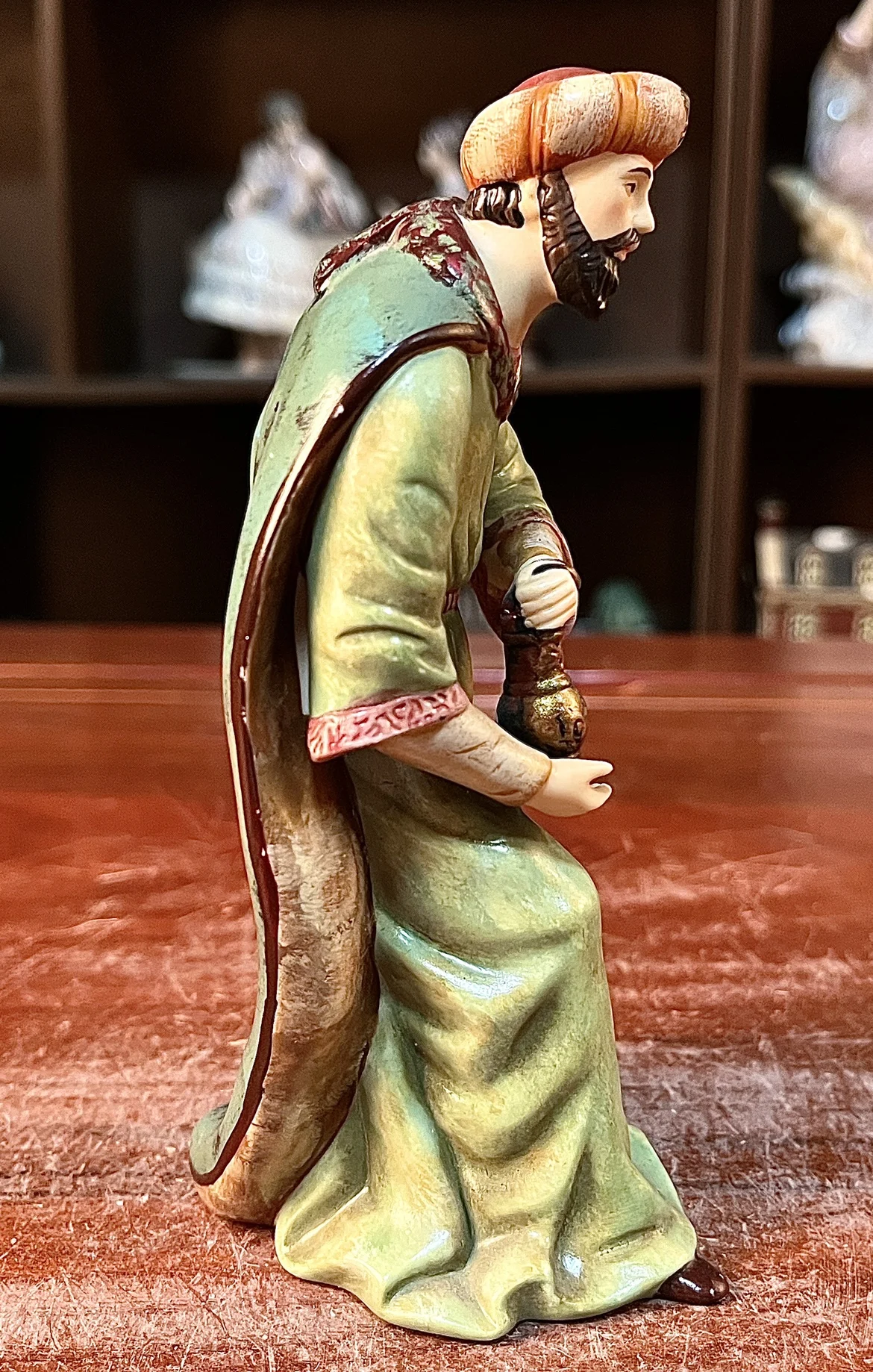 Art Collection Owell Painted Ceramic Western Figures Sculpture Porcelain Catholic Figure Ornaments Home Decorations Church Gifts