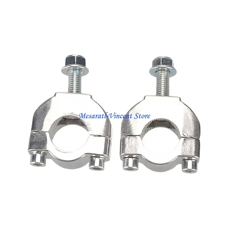 A70F Quick Install Handlebar Fixing Block For 22mm 7/8'' Motorcycles Handlebar Mount Clamp Risers Replacement