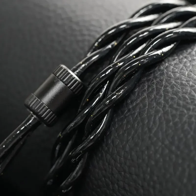 XINHS-127 Kabel słuchawkowy HiFi, ulepszony, modułowy w kształcie litery L, 2.5mm 4.4mm zbalansowany kabel, 3.5mm trzy w jednym kabel audio