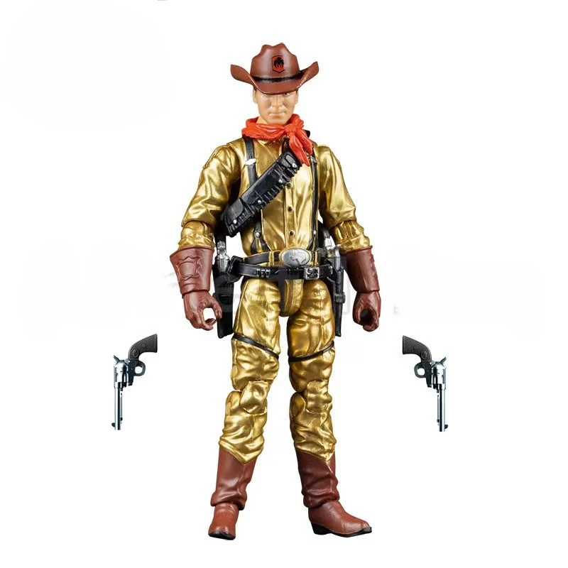 Chicken Fried Studio 1/18 3.75 Inches Cowboy Commando Mounted Policeman Crazy Bill Anime Action Figure Model Toy