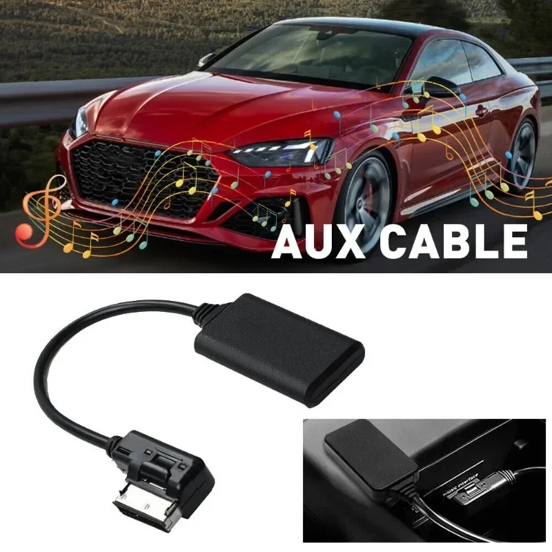 25cm for Audi A1/3/A4/A8/Q3/Q5/Q7RS4/RS5/RS6/RS/Q3/S5/S3/S8/A6L/A8L/Q7/A4L Audio Cable Adapter AMI MMI Bluetooth Music Interface