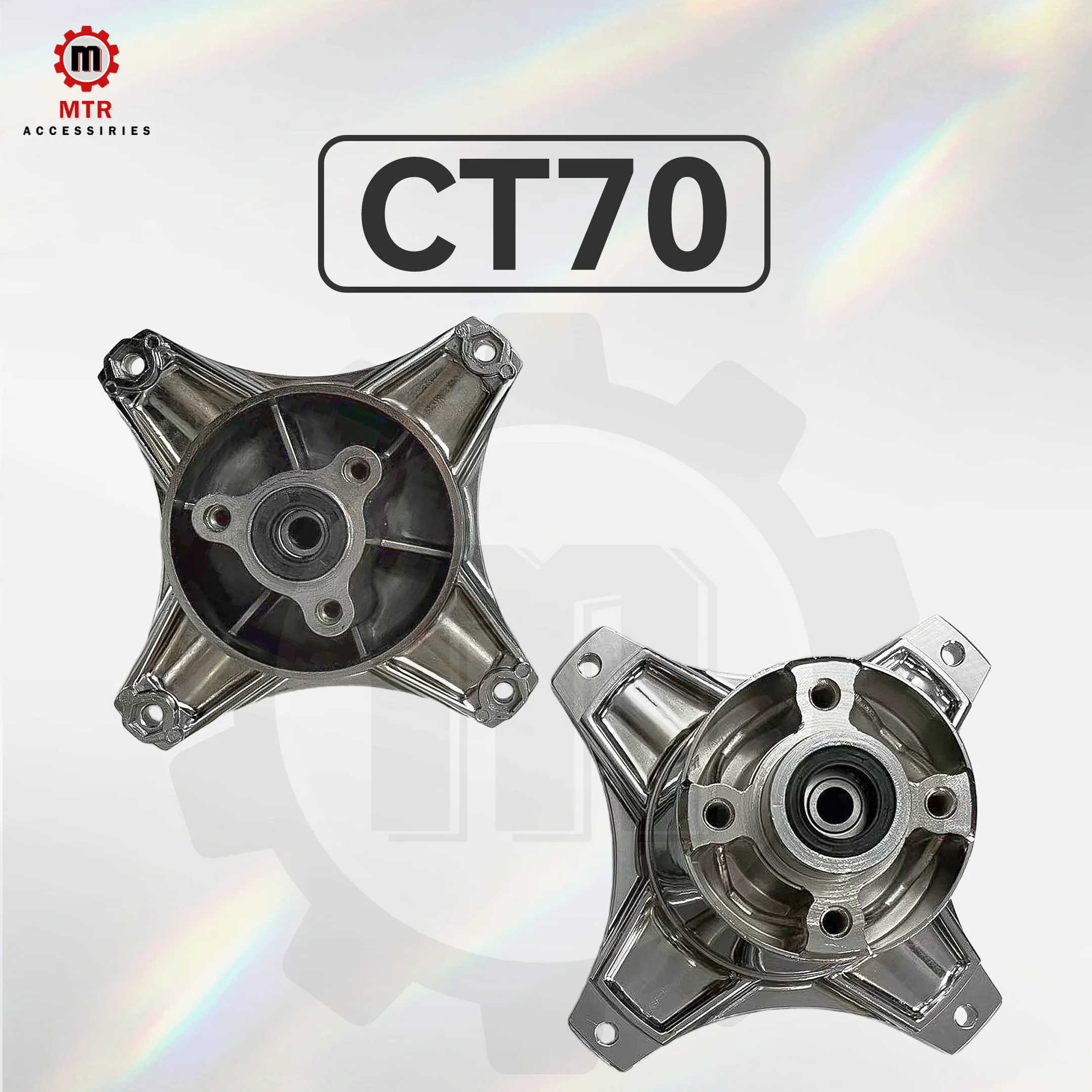 CT70 الجبهة الخلفية الفرامل محور عدة قرص فرامل أمامي محور الخلفية طبل الفرامل مجموعة محور الدراجات النارية الملحقات DAX CT70 جزء (بدون فلانغ)