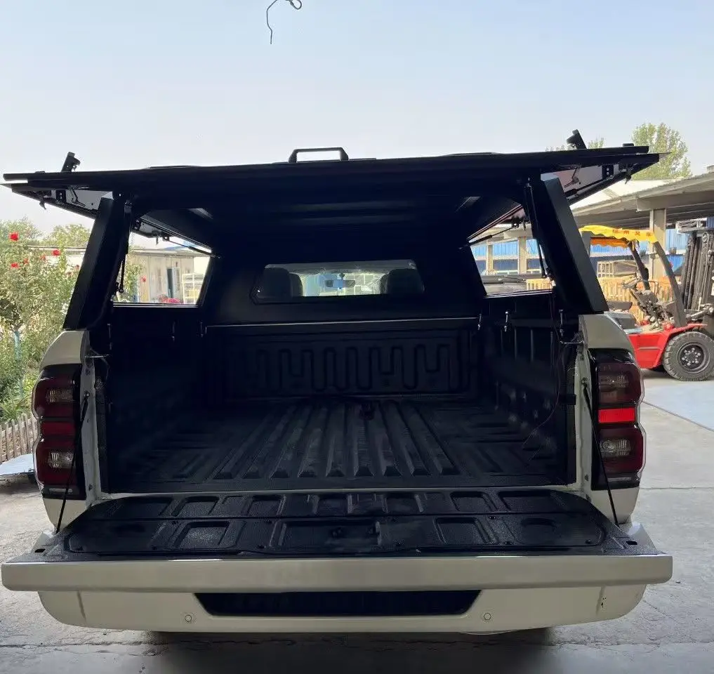 High Quality Aluminum Alloy Waterproof 5.8FT Silverado Tonneau Cover for Chevrolet 2018 Foldable Road Pickup Hard Top Cargo Box