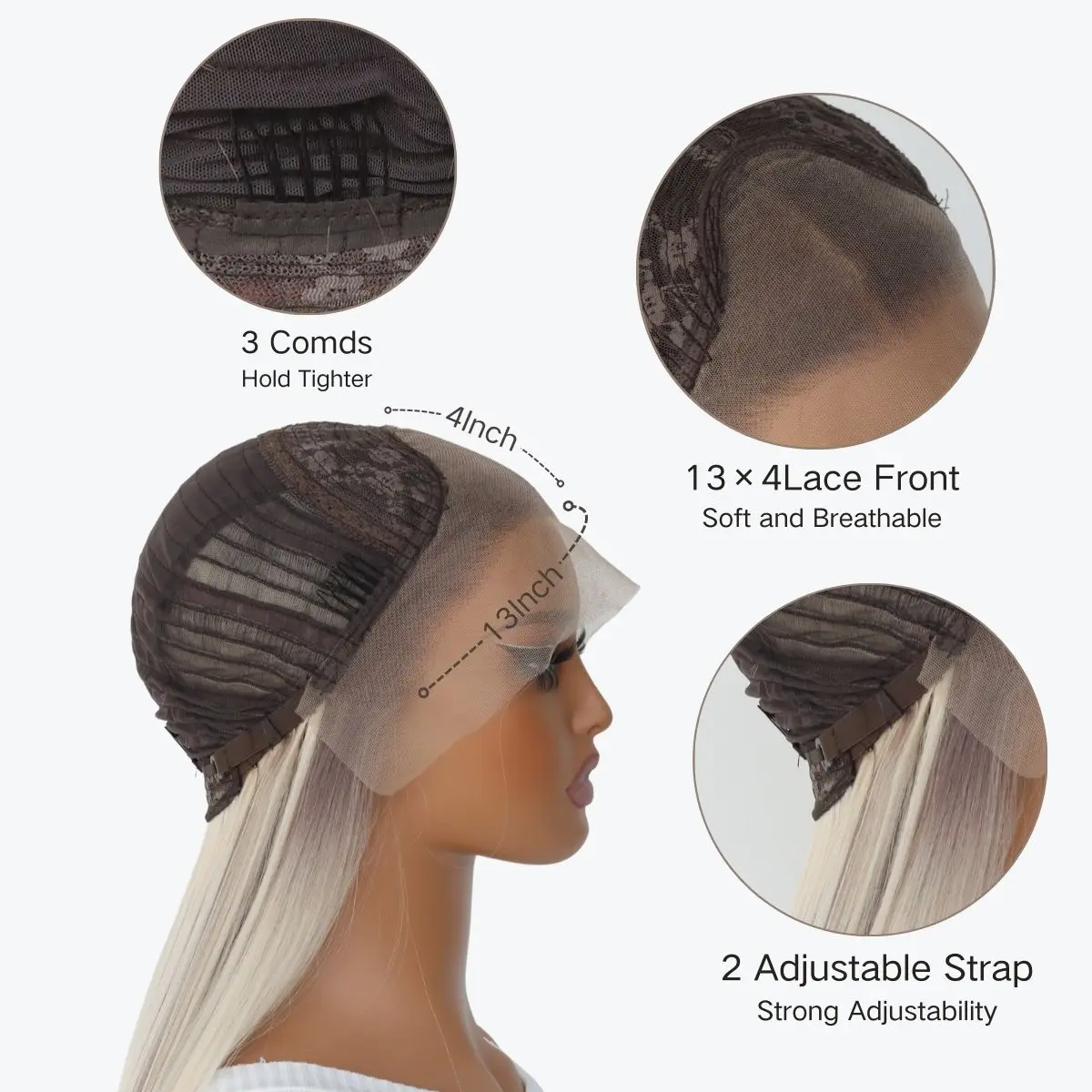 تسليط الضوء على الرماد شقراء الدانتيل شعر مستعار أمامي مستقيم أومبير براون مختلط شقراء 13x4 الاصطناعية الدانتيل الجبهة الباروكات للنساء 24 بوصة