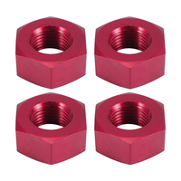 A92Z 4Pcs 17Mm M10 Metal Wheel Hex Nut M10XP1.0 NT002 For JLB Racing CHEETAH 11101 21101 J3 Speed 1/10 RC Car Upgrade Parts