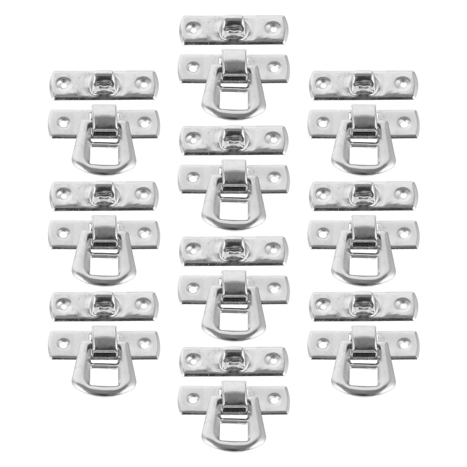 

10Pcs Jewelry Box Hasp Latch Durable Zinc Alloy Metal Buckle for Small Cabinets Gift Boxes Easy Install Hasp Latch