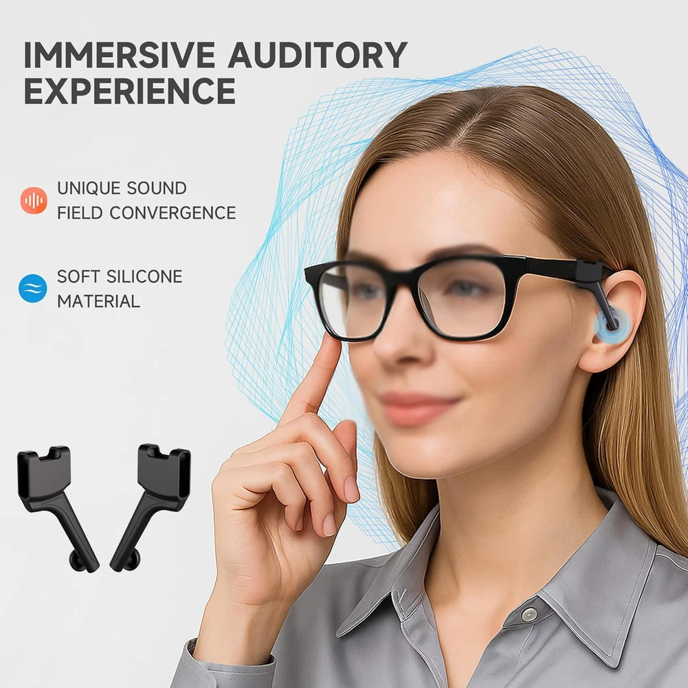 For Meta Glasses Smart Glasses Sound Guide Tube Volume-Enhancing Glasses Sound Concentrator Smart Glasses Accessories