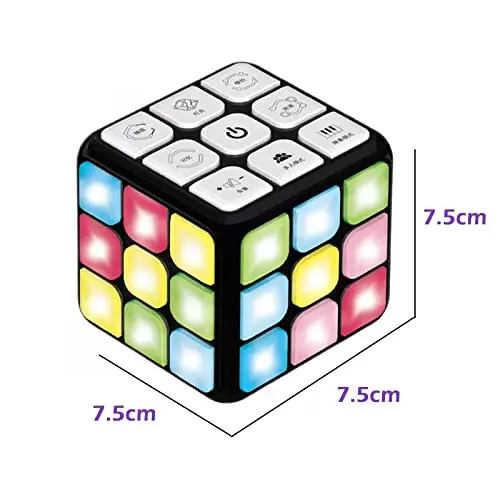 2024 popular kids toy Musical Cubes Game Anti Stress Children Toy 7 Games Other Educational Toys LED Magic Cube