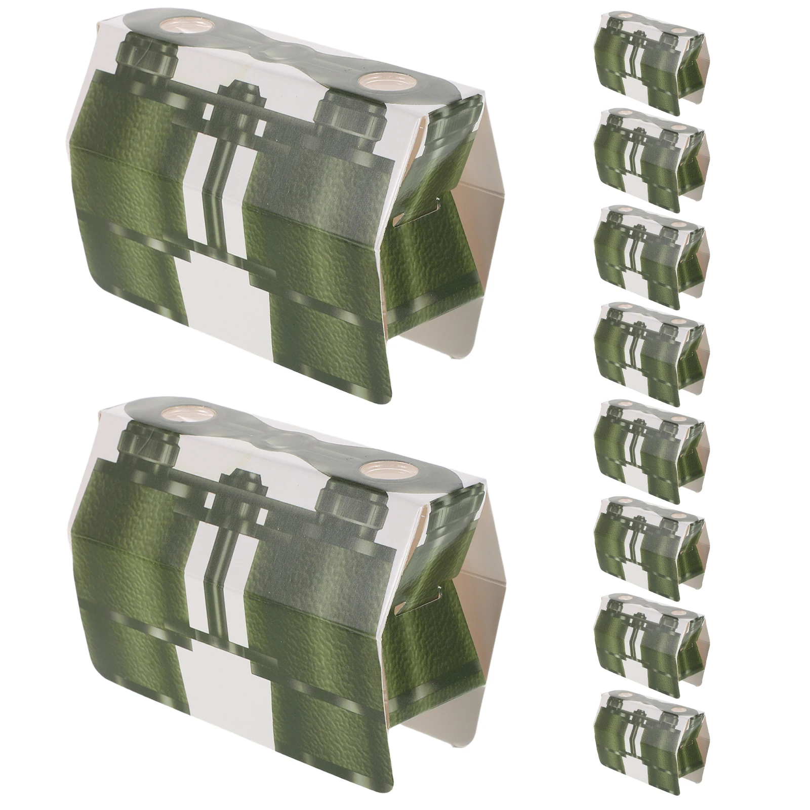 

10 Pcs Portable Children's Toddler Kids Paper Handheld Telescope for