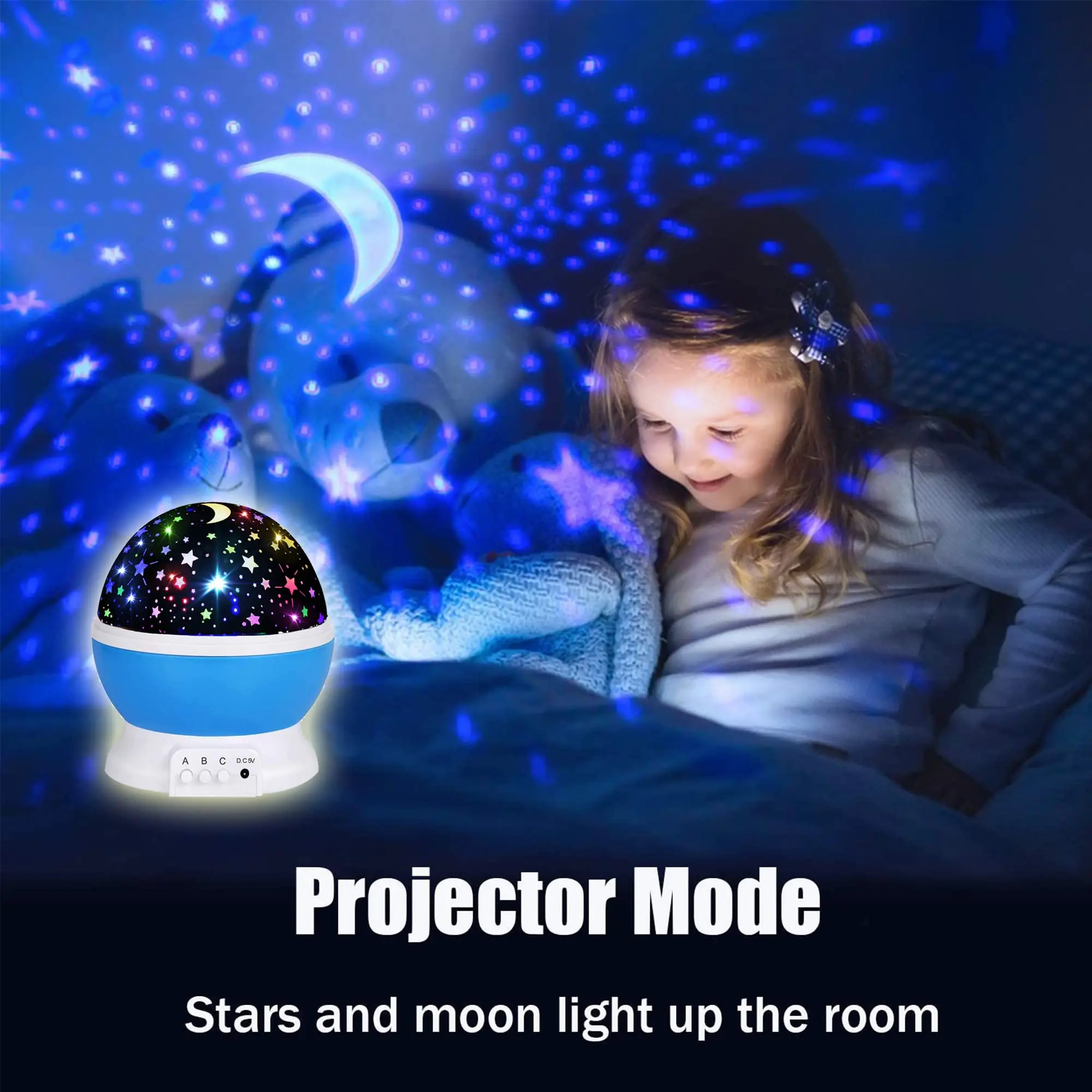 Imagem -04 - Star Night Lamp Projector For Children Room Luzes Noturnas para Crianças Baby Nightlight Decoração Estética Sensorial