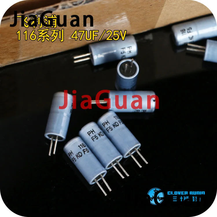 10PCS NEW VISHAY BC 116 KO 47UF 25V 5X11MM 47UF/25V water blue silver aluminum shell audio PH 116 25V47UF KO116 25V 47UF