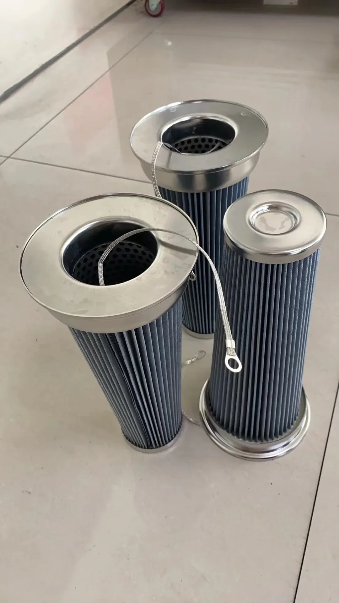 Pleated Air Filter Element for Industrial Vacuum Pump Dust Particle Separation Replacement Air Filtration Accessory for Vacuum
