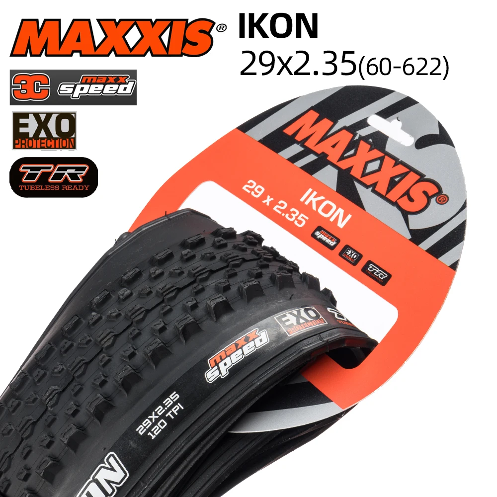 29X2.35 60-622 TUBELESS MAXXIS IKON MOUNTAIN BICYCLE TIRE OF MTB BIKE TYRE 29ER 29INCHES