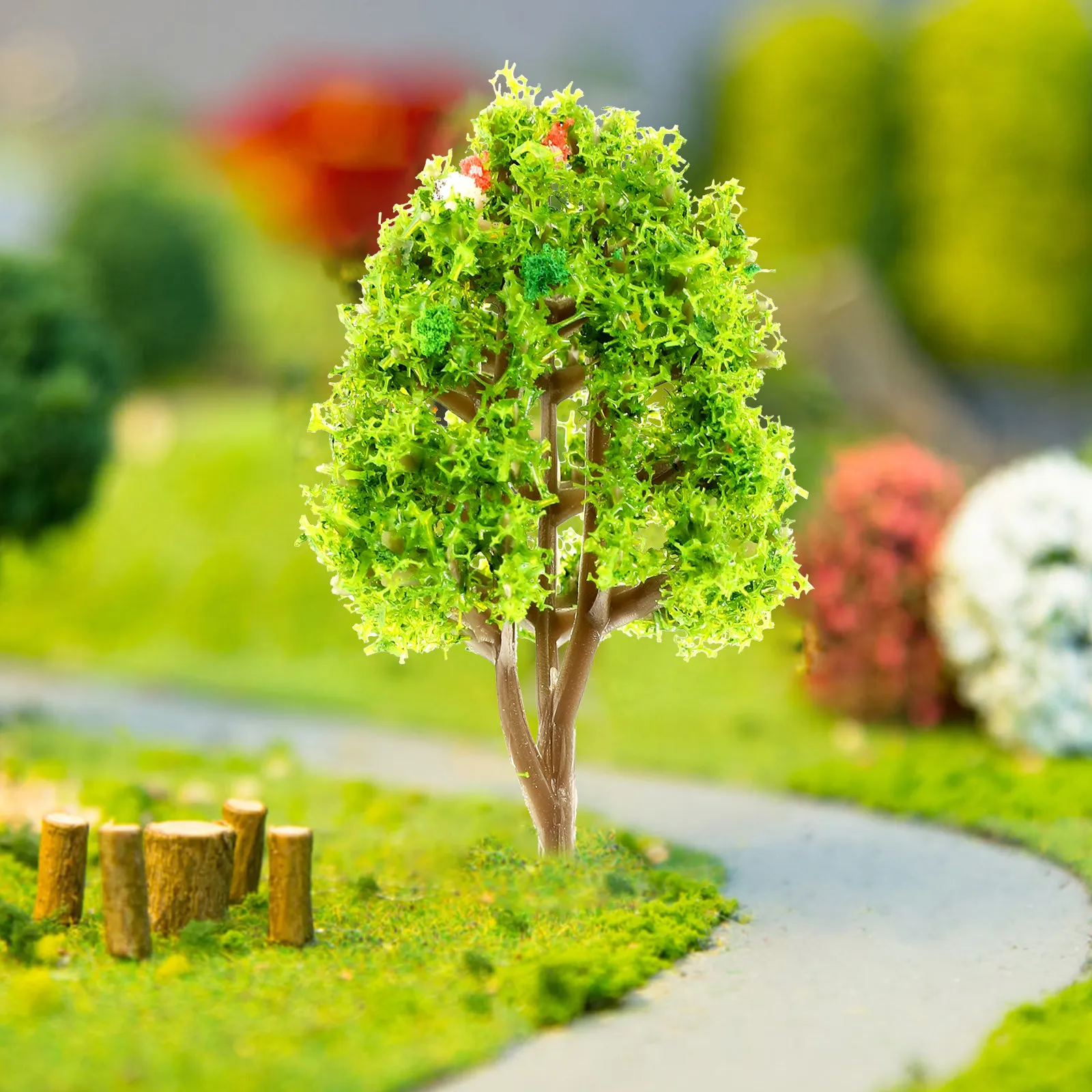 

10Pcs Delicate Miniature Trees for Architectural Models Train Track Scenery Green Landscape Decoration Small Space Friendly DIY