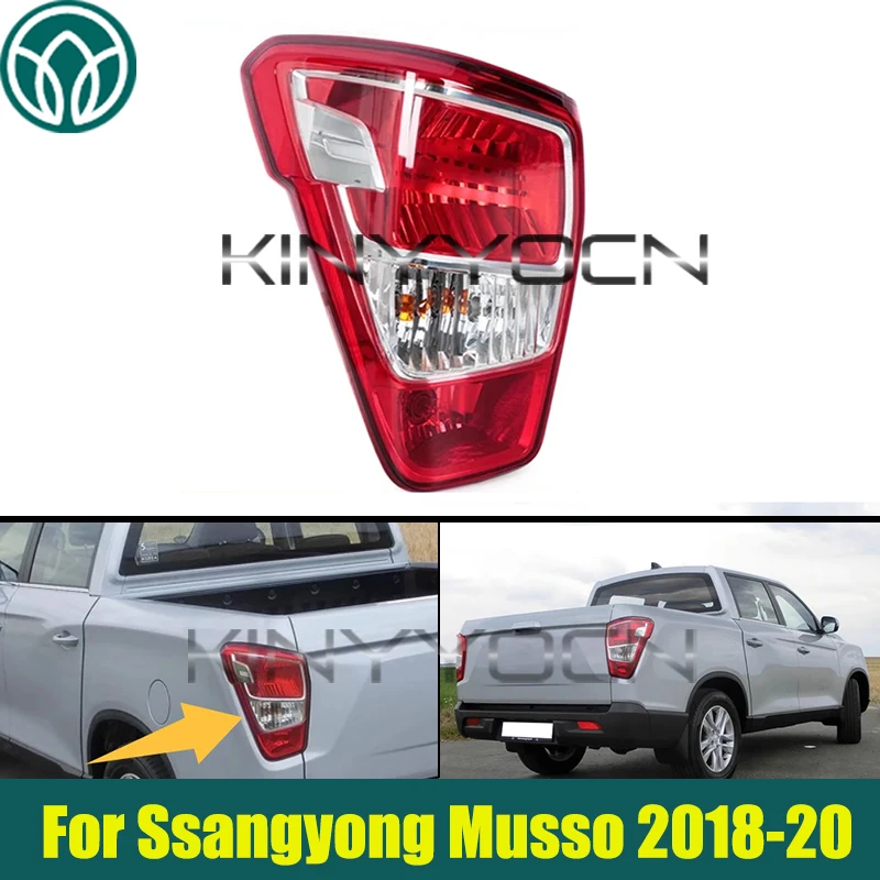 Taillight Taillamp For Ssangyong Musso 2018-2020 Rear Lights Warning Lights Rear Turn Signal Lights 8360138001/8360238001