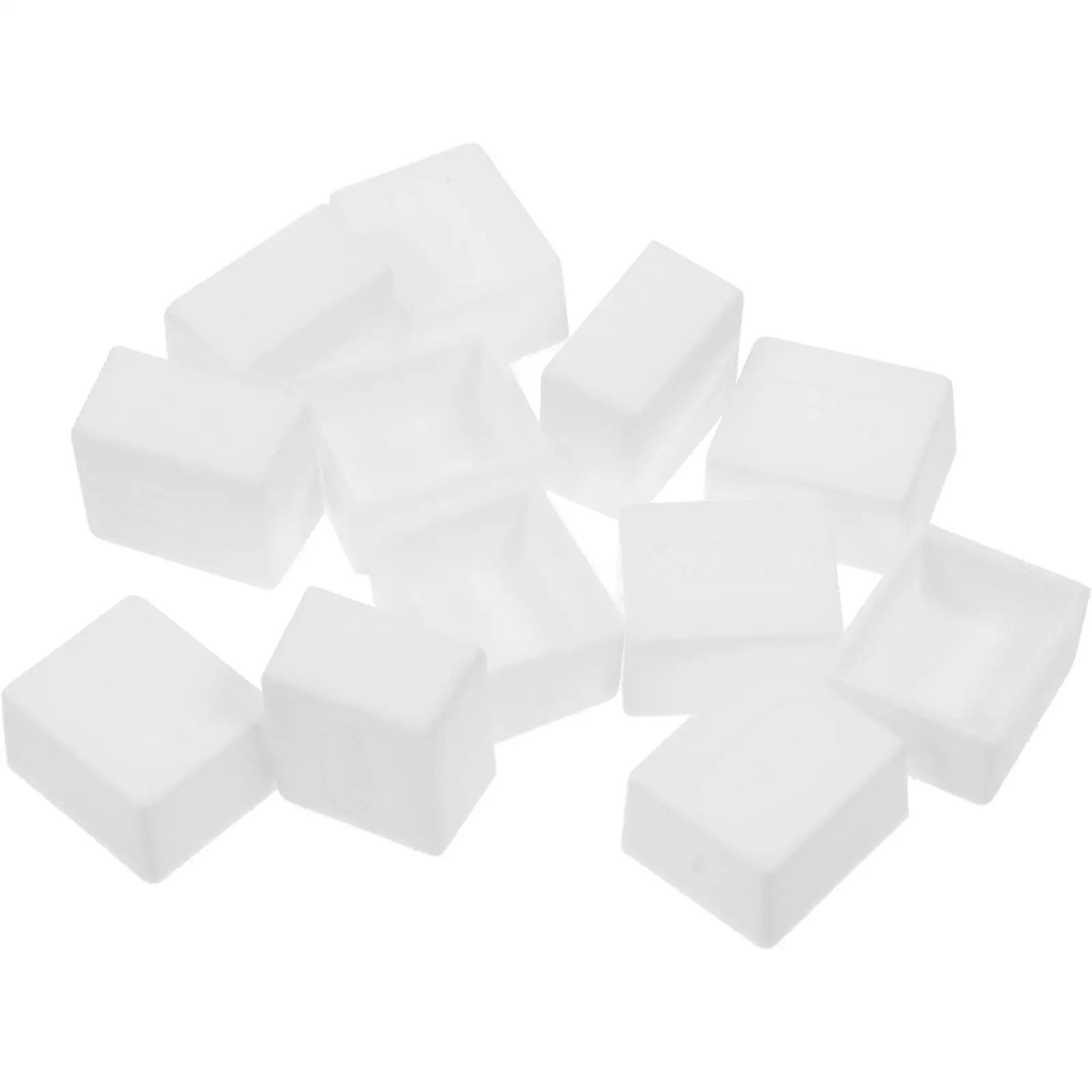 Caja de pintura vacía de 12 Uds., sartenes de acuarela, suministros de dibujo de viaje de plástico blanco DIY, reutilizable, limpieza segura para estudiantes