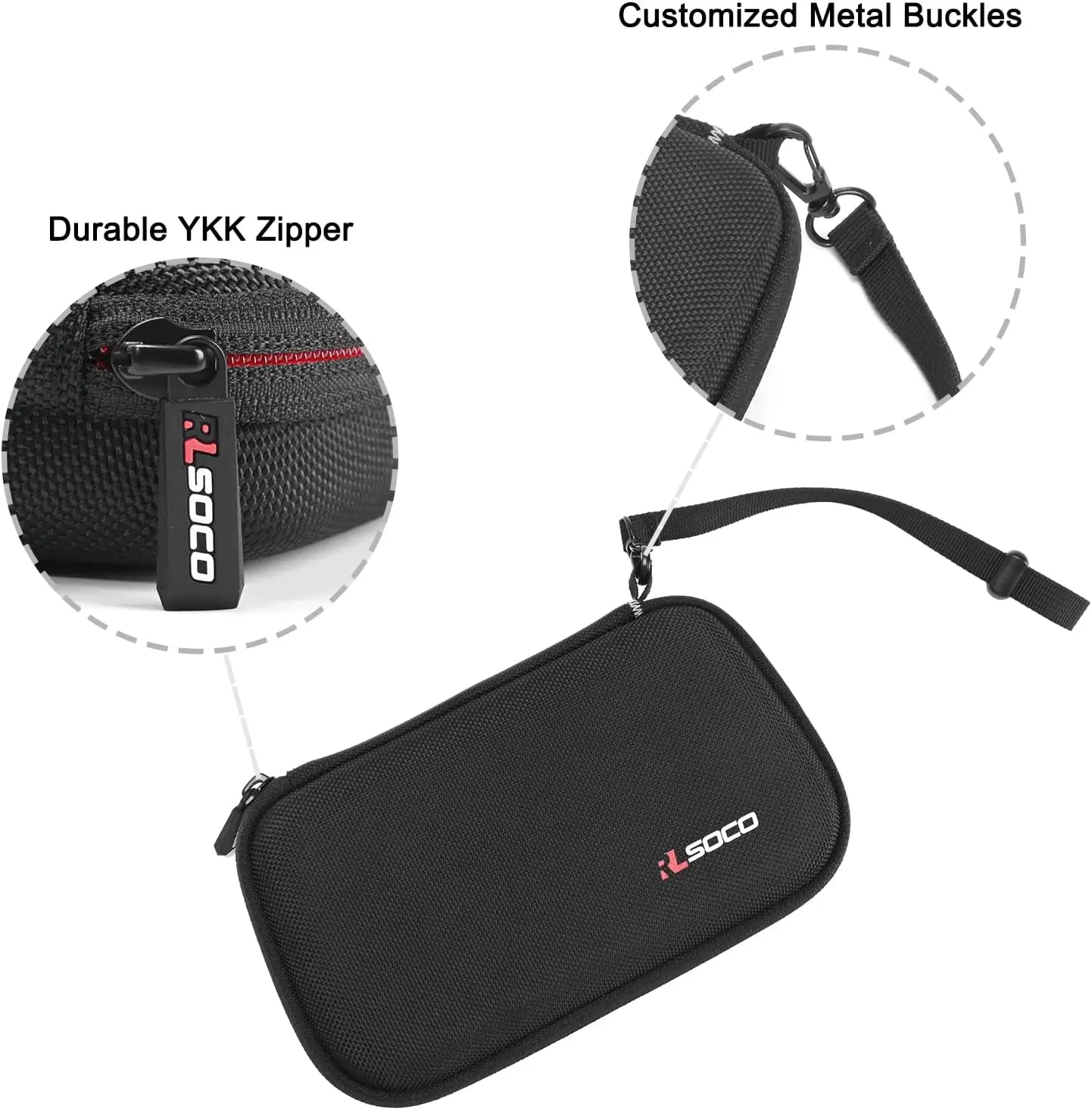 BACKBONE One Carrying Case, Hard Case for Backbone One Mobile Controller, Portable Travel Protective Hard Messenger Carrying Bag