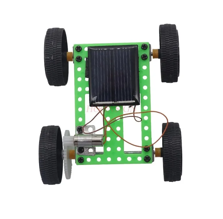 Imagem -02 - Ferramenta de Ensino de Física para Crianças Carro de Energia Solar Faça Você Mesmo Experimento Científico Brinquedo Montado 1pc