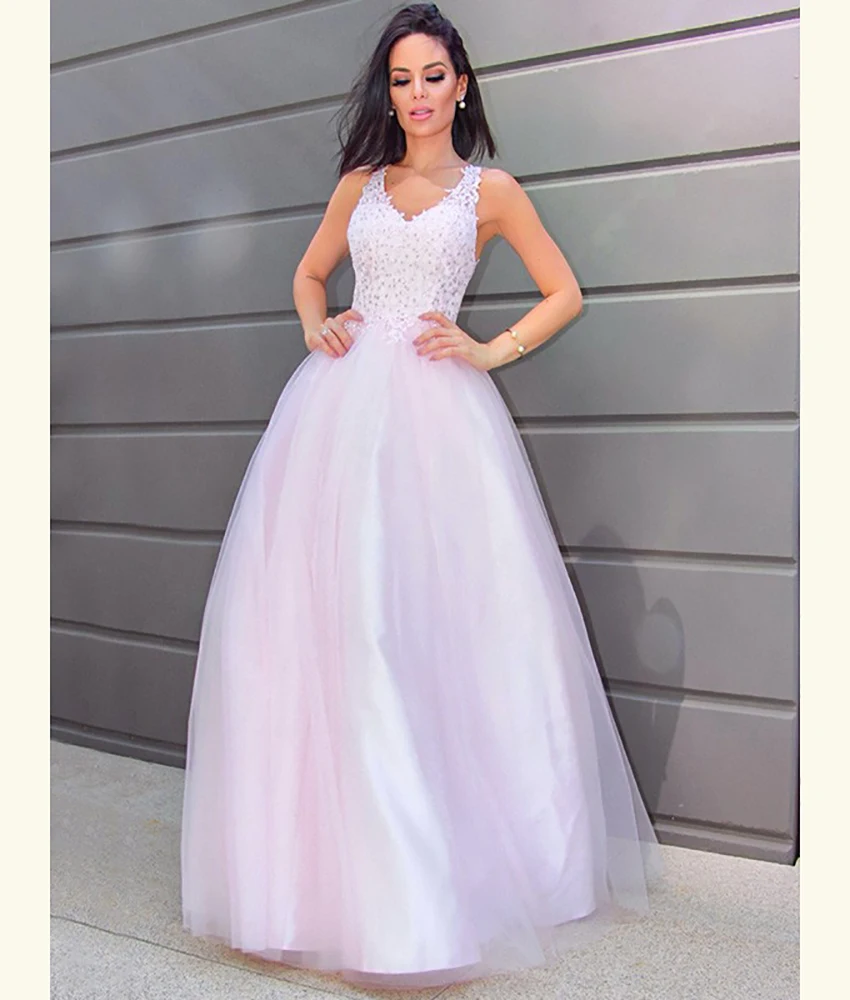

Customized Sexy Organza A-Line Spaghetti Straps Appliques Crystal Evening Dress High Quality V-Neck Sleeveless After Party Dress