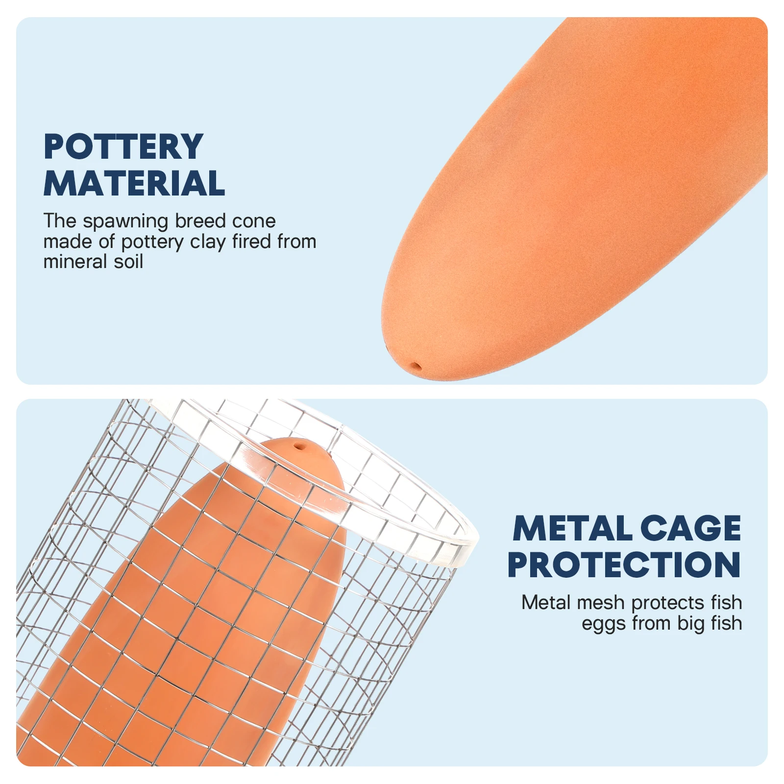 Spawning Bucket Fish Reproduction Cones Breeding Cave Tank Decorations Shrimp Tanks