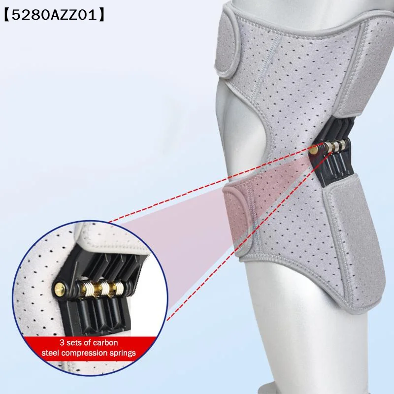 Rebound Springs Knee Assistive Device Non-Slip Breathable Booster Exoskeleton Brace Adjustable Spring Stabilizer Joint 〔HMA58〕