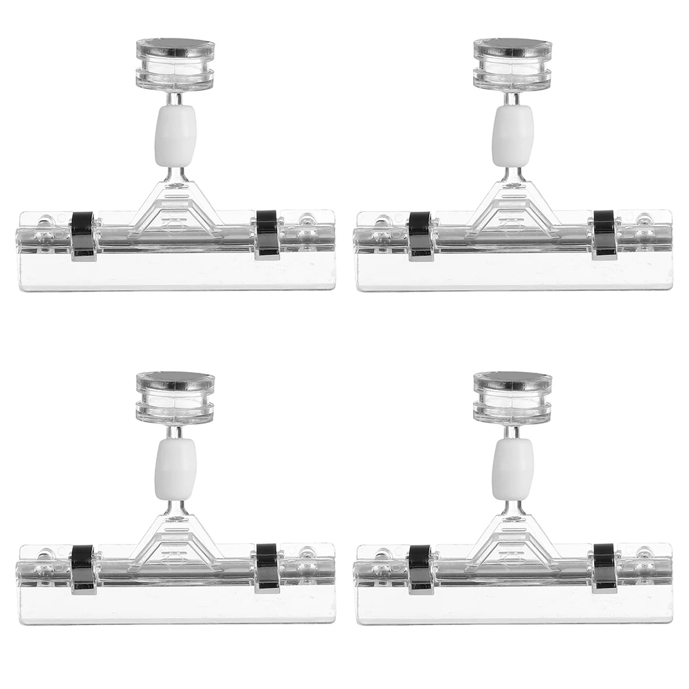 

Transparent Magnet Clip Lightweight Supermarket Display Price Tag Holder Label Magnetic Racks Chalkboard Clips Display