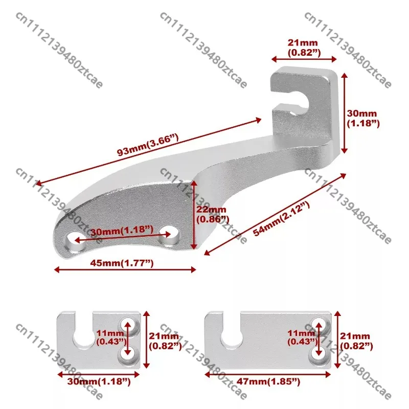 Modified Throttle Cable Control Line with Bracket, Racing Throttle Cable Assembly Modification Parts