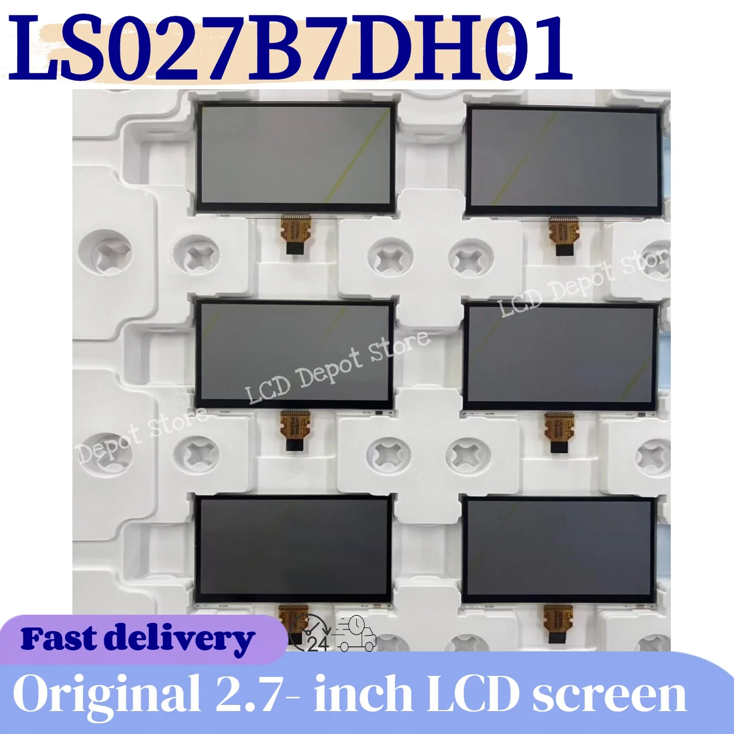 LS027B7DH01 2.7-inch 400x240 monochrome LCD display semi reflective and semi transparent