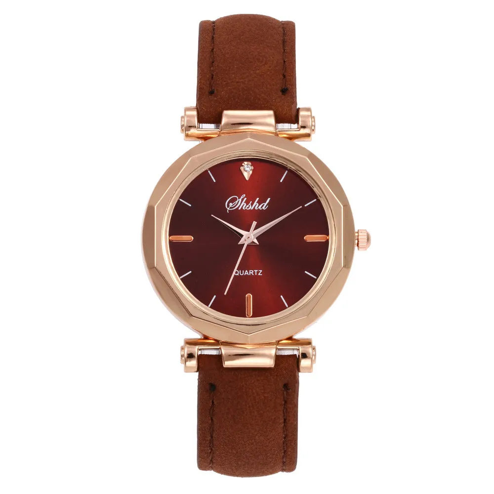 Fashion Women Leather Casual Watch Luxury Analog Quartz Crystal Wristwatch Watches 2024 Quartz Watch Quartz Watch Atmosphere