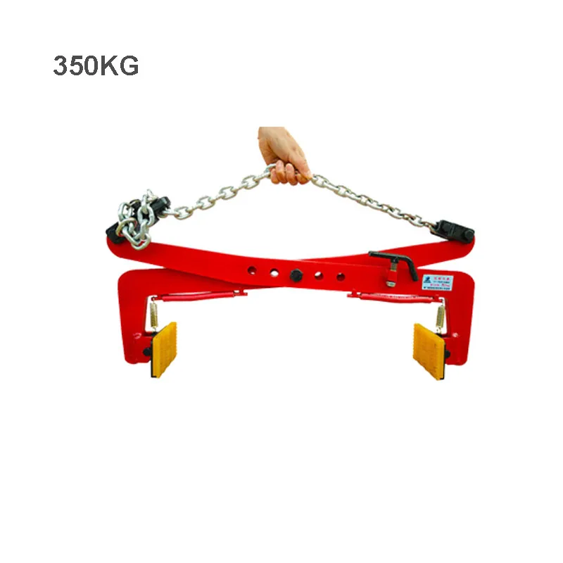 Vertical Lifting Clamp Slate Marble Stone Glass Industrial Grade Chain Type Steel Plate Clamp 350KG