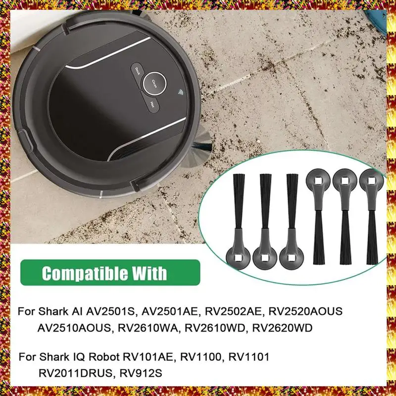 Аксессуары для боковой щетки AGOUP для Shark AI AV2501S, AV2501AE, RV2502AE RV101AE, RV1100, RV2011DRUS, запасные части для пылесоса