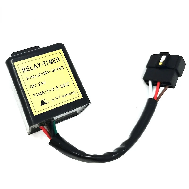 

Excavator electrical parts 24V relay timer delay OE21N4-00762 21N400762 for R210-7 R220-7