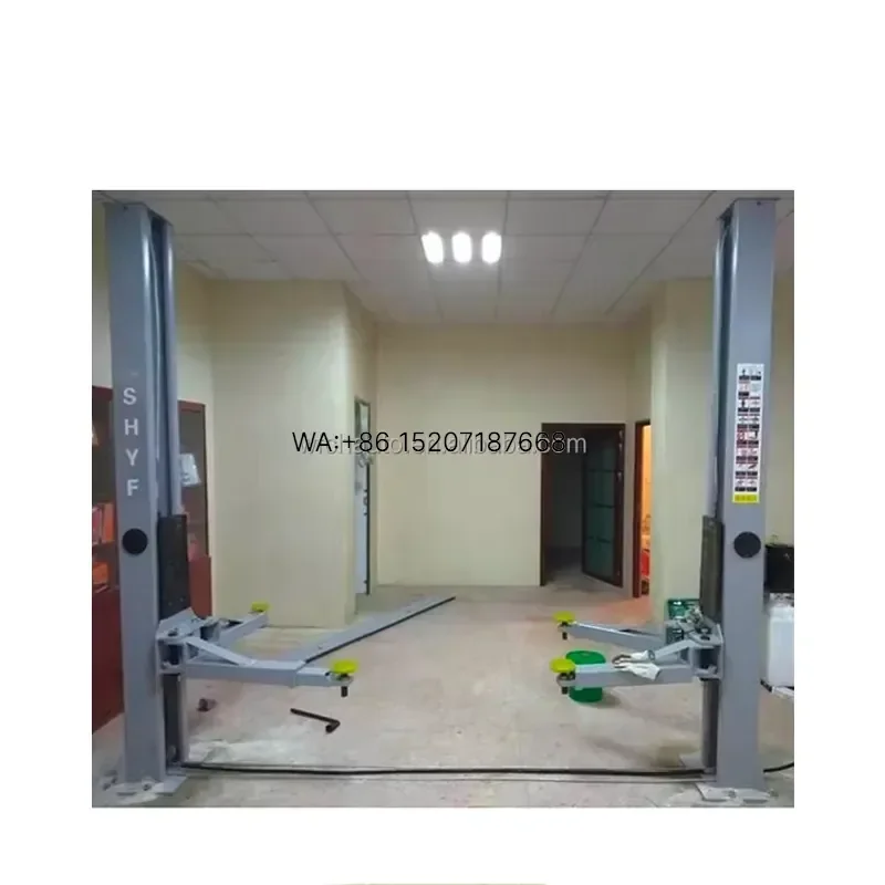 Wmwmnu for Double Column Flooring Jack Auto Repair Maintenance Car Washing Waterproof Hydraulic Metal 5 Tons
