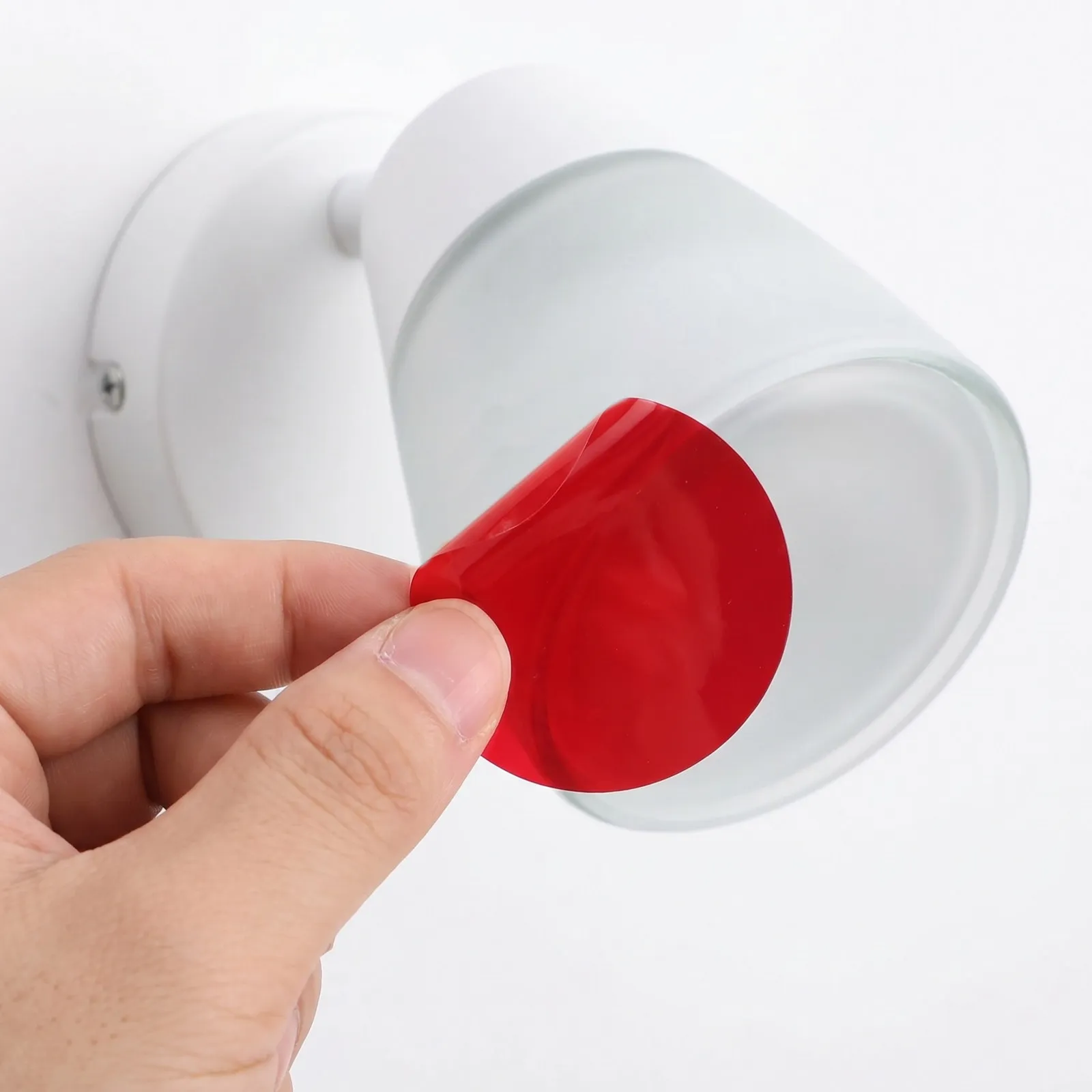 20Pcs Atmosphere Light Replacement Film Warm Light Diffuser Self Adhesive Color Correction for Pendant Recessed Lights
