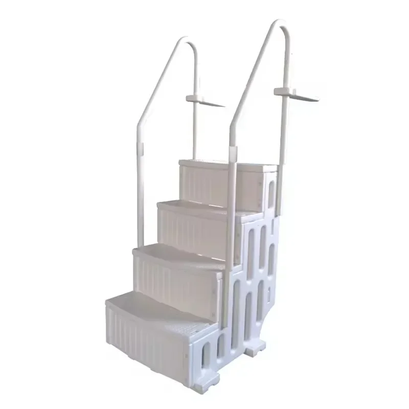 

Plastic Anti-Slip Swimming Pool Ladder Can Bear 180KG