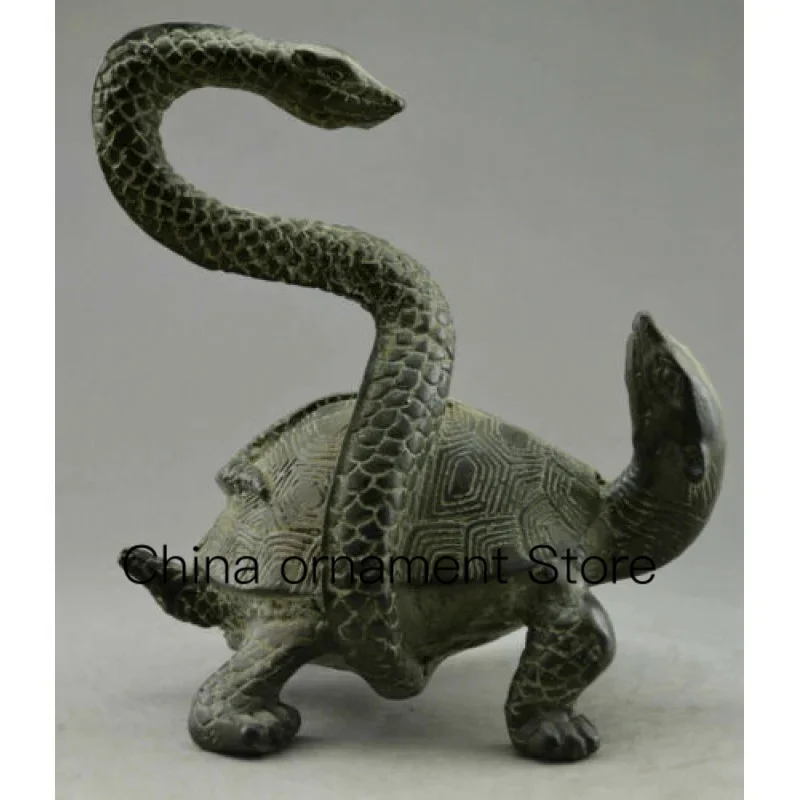 Turtle Snake Statue Basalt four great beasts Feng Shui god beast statues