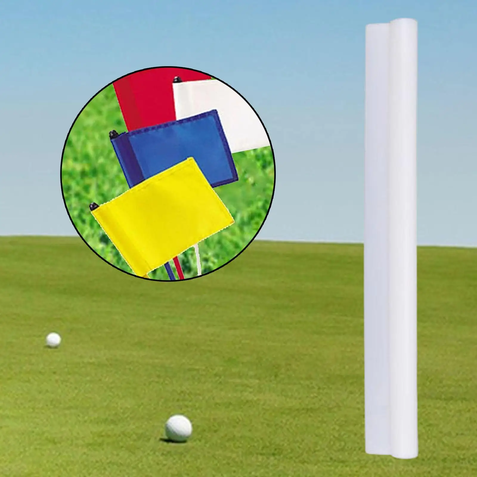 

Вставленная трубка для флага для гольфа, внутренняя трубка для флага, практичные легкие принадлежности для изготовления флагов, рукав для флагштока, швейный инструмент для флага для гольфа