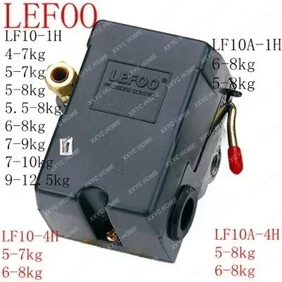 

Custom Lefoo Force LF10-1H Air Compressor Pump Pressure Switch 220V380V Air Pressure Switch Pressure Controller