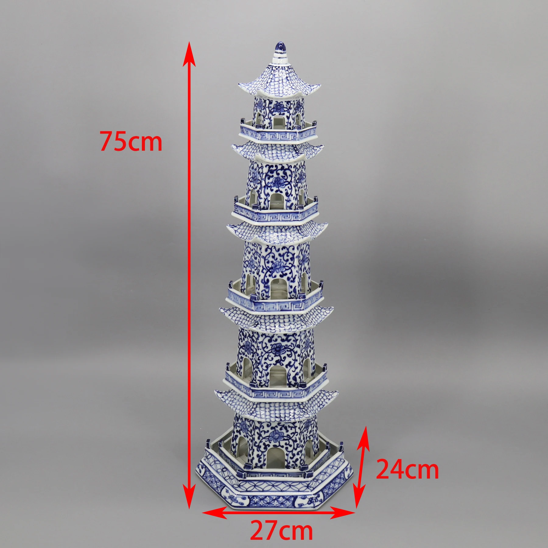 Imagem -02 - Modelo Chinês do Pagode para a Decoração do Jardim Arquitetura Cerâmica