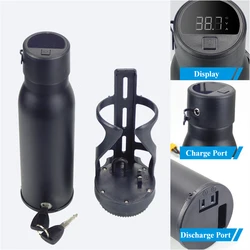 20pcs 18650 cells 10S2P Ebike battery pack box for 24V 36V 5.2Ah 7Ah small bottle battery case
