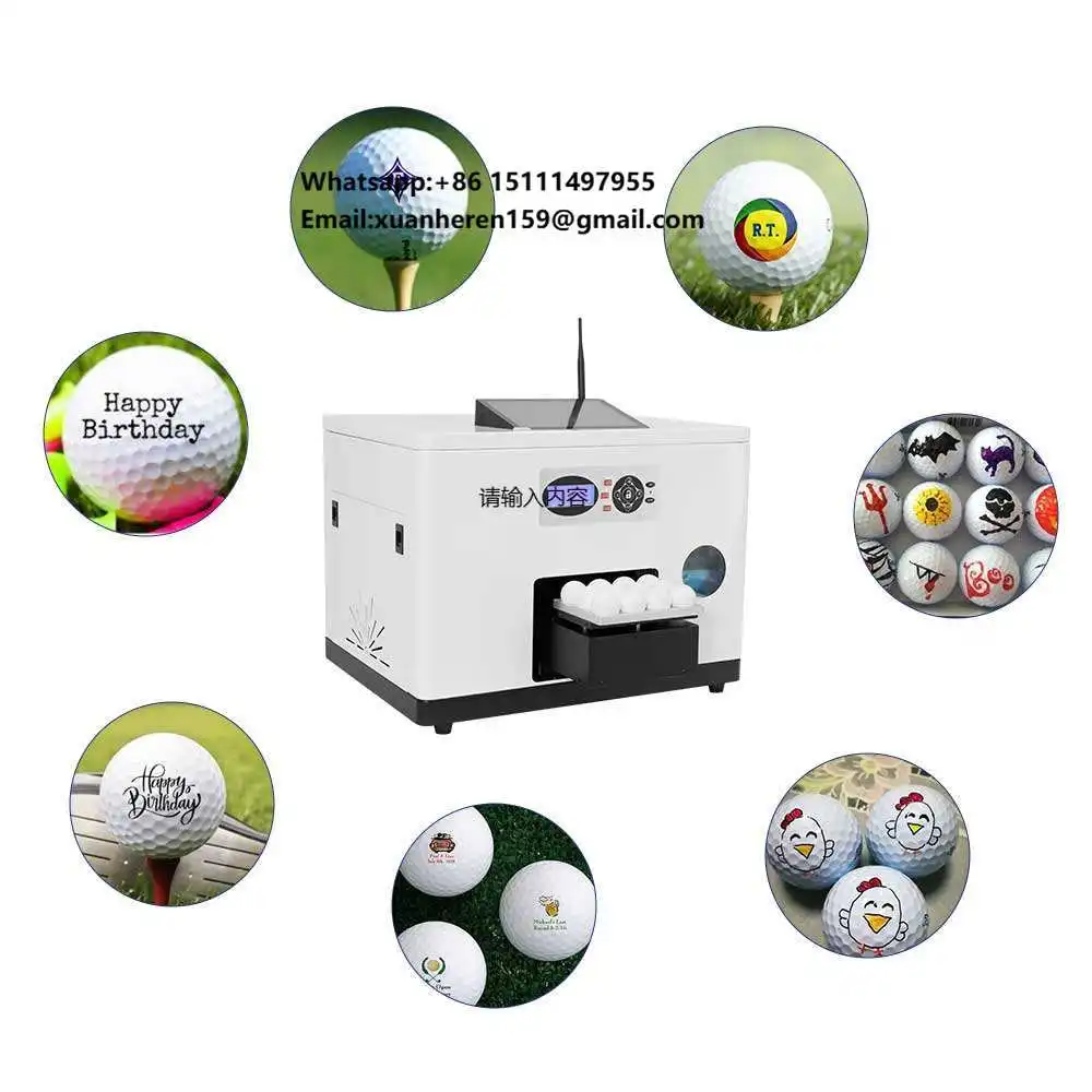 

High Quality Automatic Smart UV Digital A3A4A5 CMYK Golf Ball 60cm Motor Gear Customization Mobile App
