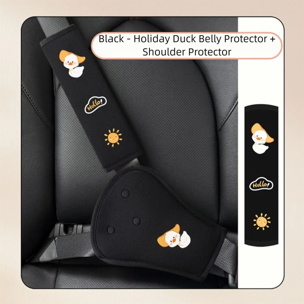 

Pink Color Seat Belt Adjustment Comfortable Pad Adjustment Kit Anti-Neck Limiter Protection Cover Interior Design