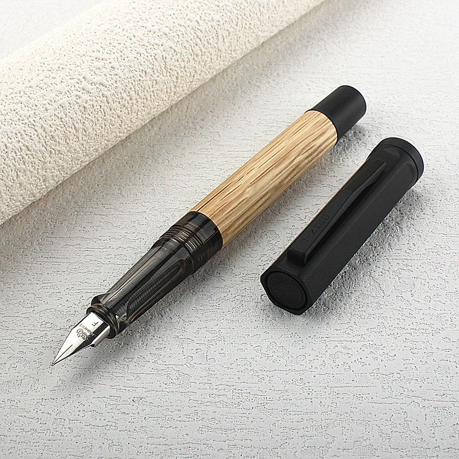 

JINHAO 58 Wood Fountain Pen Colorful Writing Pens F EF Ink Pen High Quality Calligraphy Pens Stationery School Office Supplies