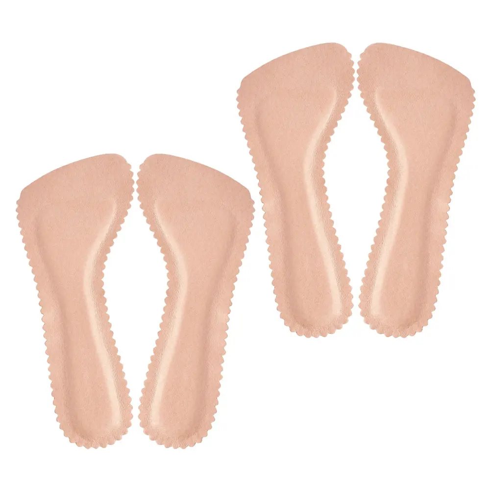 

2Pairs Ultrathin Insoles Women Sandals Clear Forefoot Pads Pu Breathable SweatAbsorbent NonSlip Size37-38