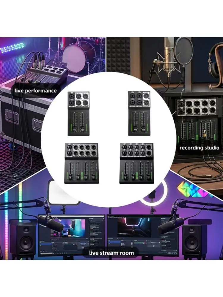 R53C Passive Monitor Volumes Controller XLR Output For Professional Music Equipment