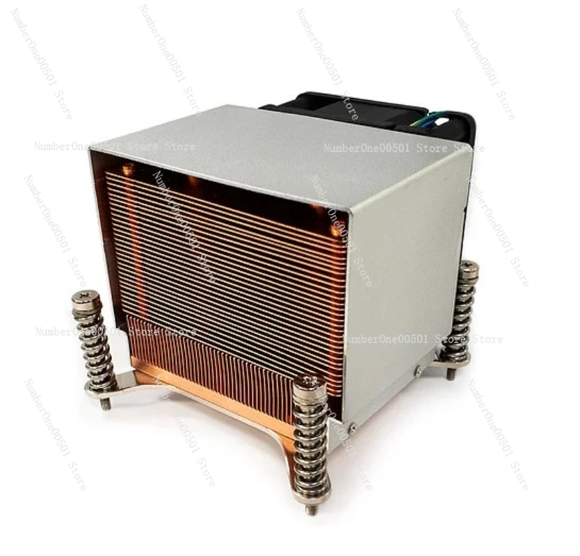 1200/1150/1155 2U pure copper heat pipe server radiator violent fan K668