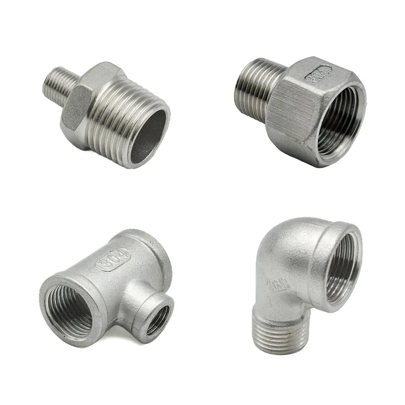 

1/8 "1/4" 1/2 "3/4" 1 "1-1/4" 1-1/2 "2" BSP thread reducer 304 stainless steel reducing pipe Adapter Pipe Fitting