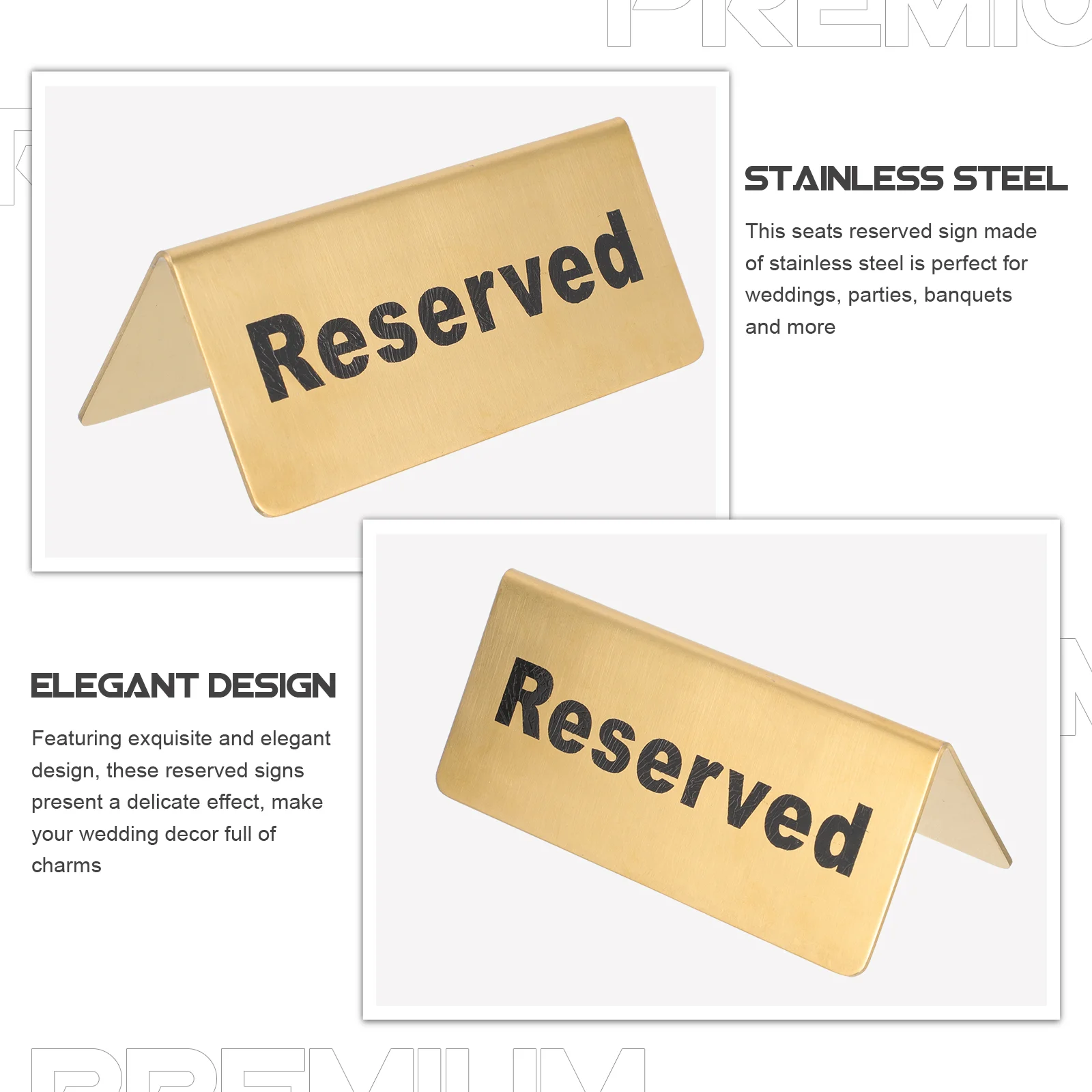 Dining Tables Teepee Tent Setting Card Reserved Signage Signs for Wedding Chairs Banquet