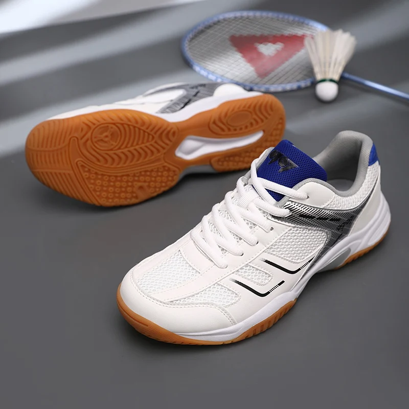 New Badminton Shoes Man Women Anti-torsional Cushioning Men's Sports Thick-Soled Shock-Proof Table Tennis Shoes For Training